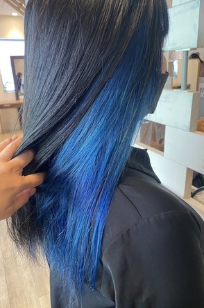 インナーカラー×ラベンダー◎