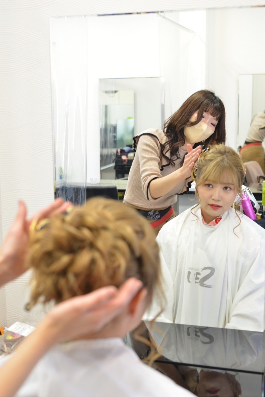 着付け、ヘアセット